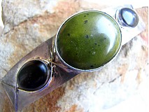 - Spona do vlasov - Nefrit - 1399363