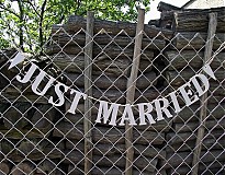  - JUST MARRIED girlanda - 1403799