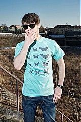  - Butterflies - mint - 1404265
