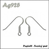  - Náušnicový háčik Ag 925 - 1 pár - 1407963