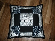 - Patchwork obliečka na vankúšik - 1417165