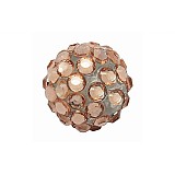 - Akrylické KORÁLKY DISCOGUĽKY 14mm BROSKYŇA, AKO780 /1ks - 1421112