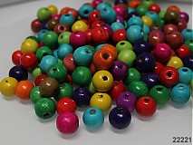 - 22221 Velké dřevěné korálky MIX, bal. 20ks - 1426720