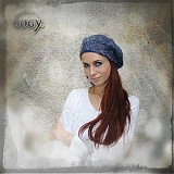 - pletený baret (modrá jeans) - 1435387