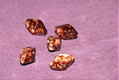 - Korálky - vrtuľka 10 x 20 mm. Balenie 10 ks - 1438224