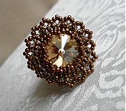  - Prsteň - Crystal Golden Shadow - 1440264