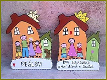 - tabuľka - domeček s rodinkou - 1443782