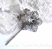 - Vintage sponka s krištáľom Swarovski - 1445120