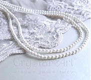 - Dlhý náhrdelník zo Swarovski perál - 1445359