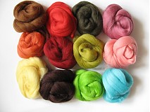 - Sada vlny na plstenie Merino 130 g mix - 1445878