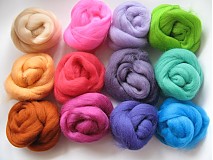 - Vlna na plstenie mix - sada 130 g - 1446094