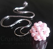 - Gulička zo Swarovski perál na retiazke - 1446847