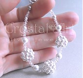 - Náramok z perál Swarovski - 1446942