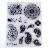 - S102 Set transparentných pečiatok - Ornamenty Paisley - 1447405