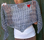 - bavlnená pletená šatka GREY - 1448983