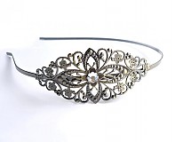 - Vintage čelenka s krištáľom Swarovski - 1449587