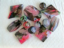  - Plast.korálky-mix veľkostí 14 - 48 mm - 1450889