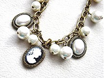  - vintage pearl cameo - 1451958