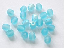 - Jablonecké matné korálky 4mm, 100ks, x4107 - 1452325