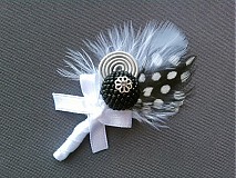  - Black and White pierka - 1454245