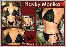  - Háčkované plavky s košíčkami - 1455700