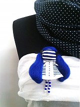 - brošňa mini MARA námornícka/modro-biela/ - 1459240