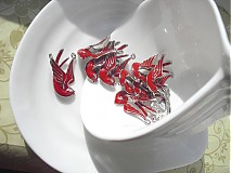 - 0089 kovový vtáčik 25x30mm 1ks - 1460960