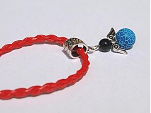- Kabbalah náramok anjelik - ACHAT,onyx - znamenie - SKORPION ,KOZOROZEC, PANNA, LEV - 1461550