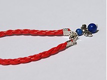 - Kabbalah náramok proti urieknutiu + LAPIS LAZULI- zamenie-vodnár, kozorozec,ryby, panna, strelec - 1461575