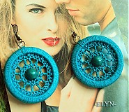 - Náušnice Turquoise Blue - 1462539
