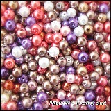 - Mix sklenené perličky, 4 mm - 100 ks - 1462990