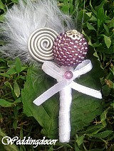  - Svadobné pierko - Purple and White - 1463108