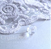  - Swarovski gulička na lanku - 1464178