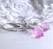  - Slzičky Swarovski v striebre - 1464304