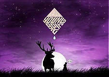  - SAMOLEPKA NA NOTEBOOK Magic nights - 1466258
