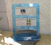 - Stojan plexi modrý 210 x 150 mm - 181991