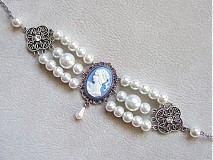 Náhrdelníky - white pearls lady - 1902001