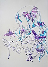  - butterfly lady - 197765