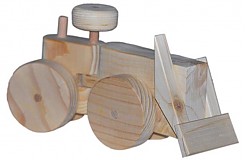  - Drevený traktor - 205807