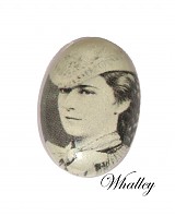 - Cabochon Černobílý Portrét 18x13 mm 1ks - 211669