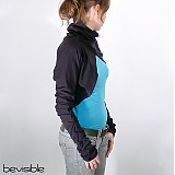  - Čierne bolero s vysokým golierom - 254335