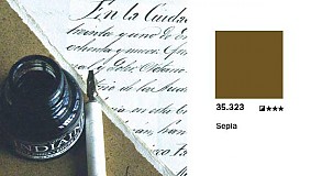  - Kaligrafický atrament - farba sépiová - 269474