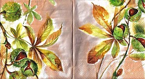 Papier - Servítok gaštany - 2927681