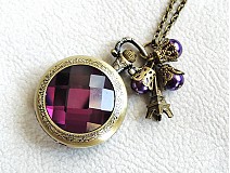 Náhrdelníky - Hodinky s diamantom - 2930296