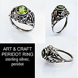Prstene - Art & Craft Peridot Ring - 3191501