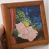 - Pruhovaná peřina na terase - 328739