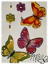  - farebné motýliky - 331378