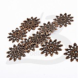 - FILIGRÁN Indické Slnko, MEDENÝ, 18x3mm /20ks - 357683