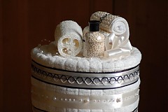 - Uteráková torta svadobná bielo-čierna - 373688