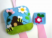  - Klip na sponky - odkazy - Vcielky - 415456